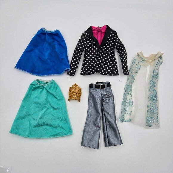 Barbie Accessories Lot Beige Tall Sandals Flat Feet Cherry Red Top Pink Wedge - Picture 2 of 16